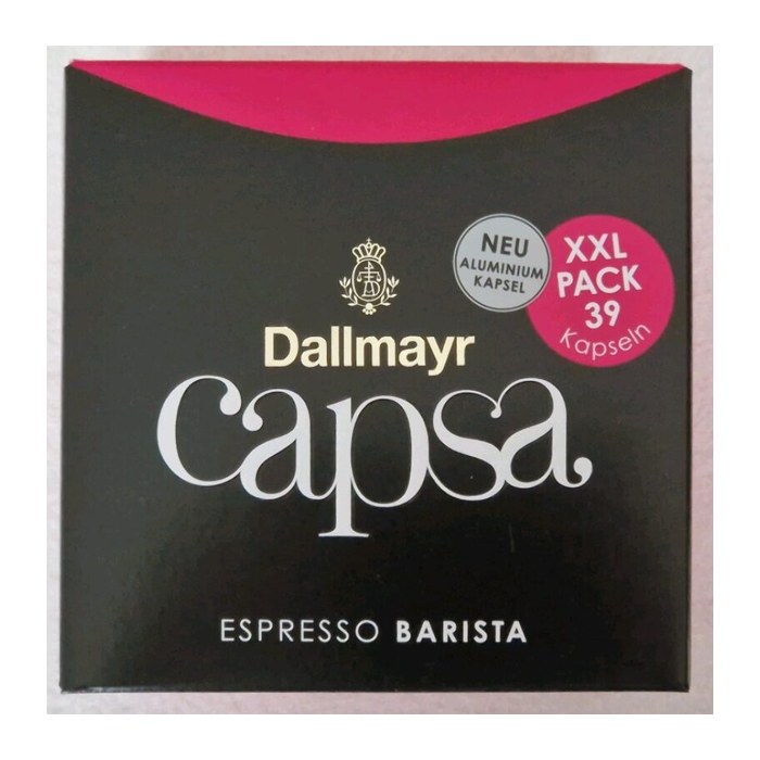 Dallmayr Capsa Espresso Barista Kaffeekapseln, kräftig, 39 St.