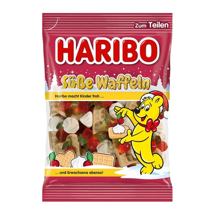 HARIBO Süße Waffeln Fruchtgummi 175,0 g, 1 St.