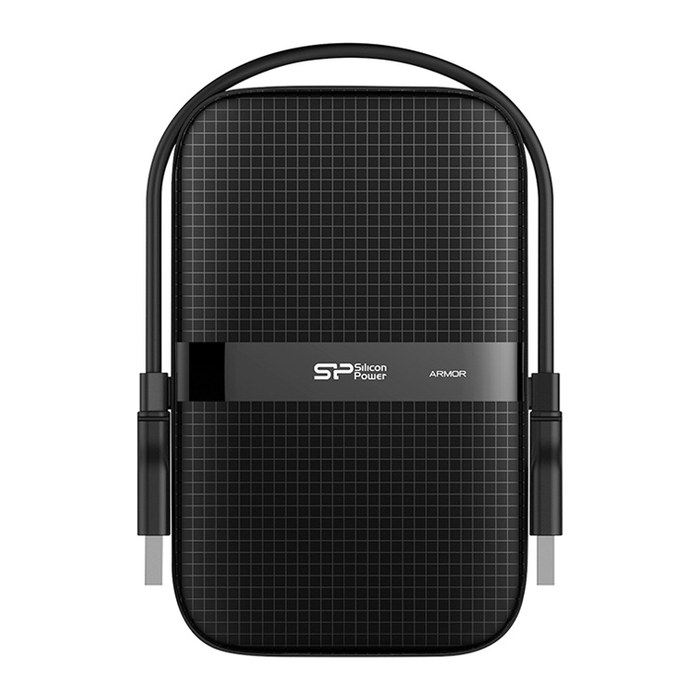 Silicon Power 6.3cm 5TB USB3.2 A60 water-res. Black extern retail