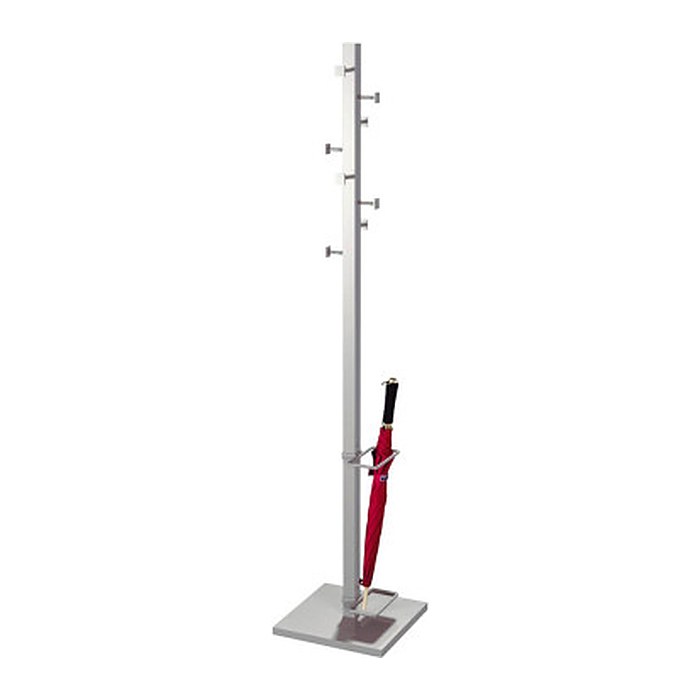 Kerkmann Kleiderständer Slim Line 30622314 silber Metall 8 Haken 31,0 x 175,0 cm, 1 St.