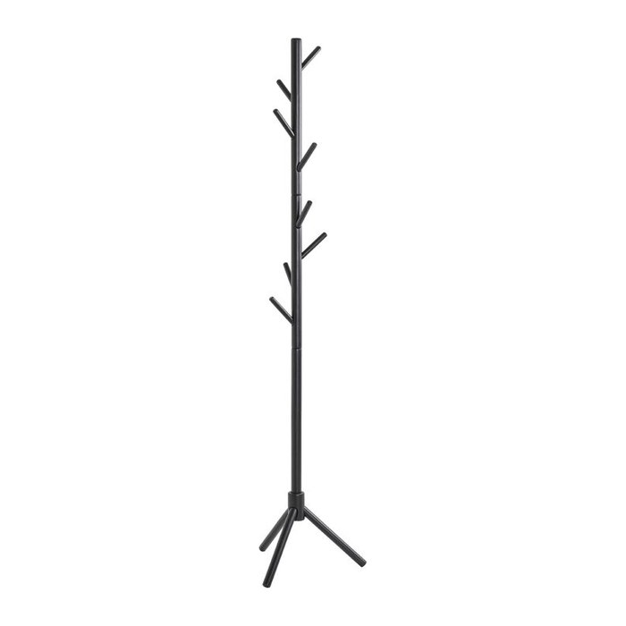 HAKU Möbel Kleiderständer 47579 schwarz Holz 8 Haken 43,0 x 174,0 cm, 1 St.