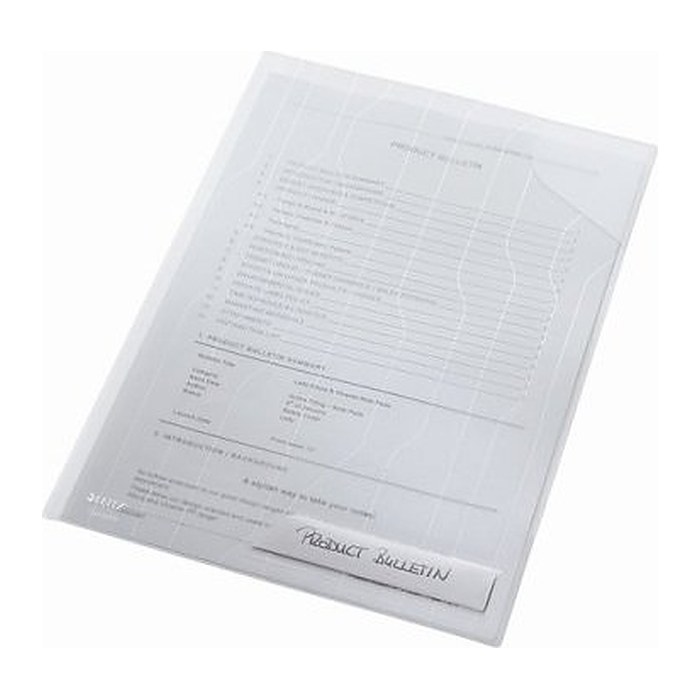 LEITZ Prospekthüllen CombiFile DIN A4 transparent genarbt 0,20 mm, 5 St.