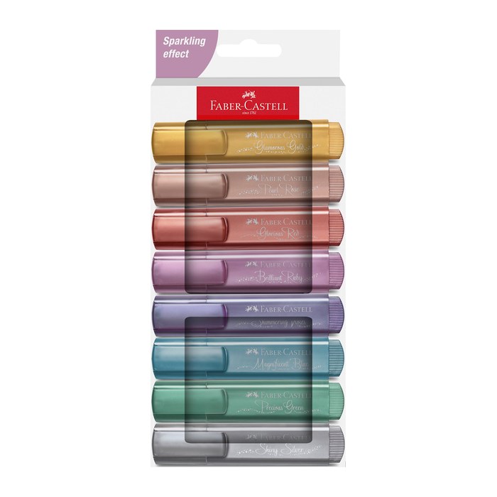 FABER-CASTELL TL 46 Textmarker farbsortiert, 8 St.