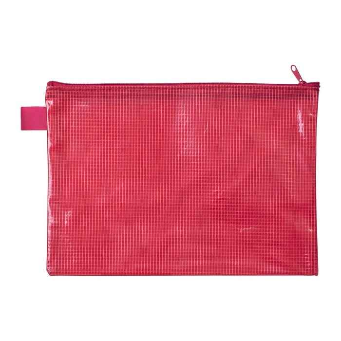 VELOFLEX Reißverschlussbeutel DIN A5 rot 0,26 mm, 1 St.