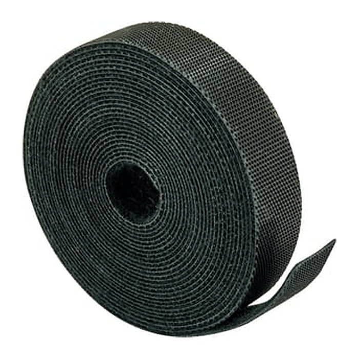 Schwaiger Klettbandrolle 300 x 12 x 2mm Schwarz