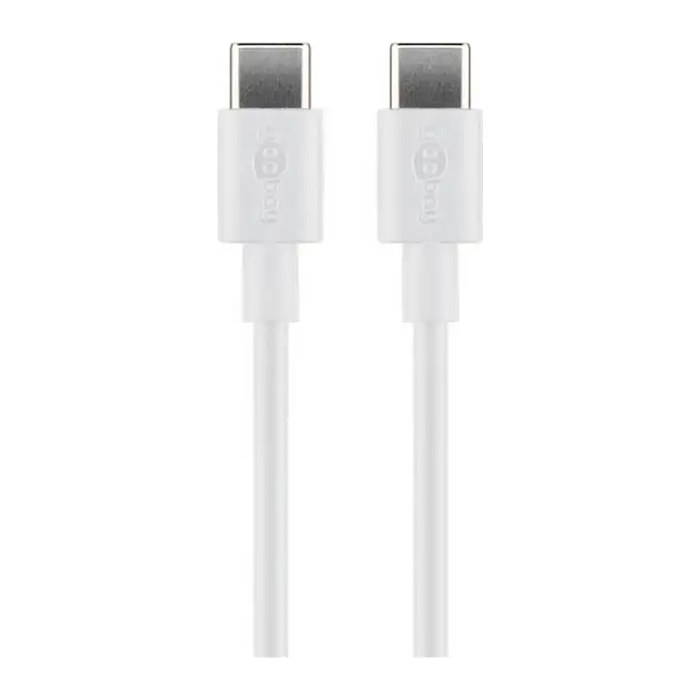 goobay USB C 2.0 Kabel 2,0 m schwarz, 1 St.