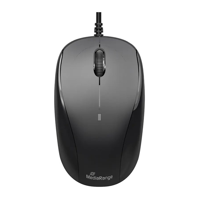 MediaRange Maus USB 2.0 3 Tasten, schwarz