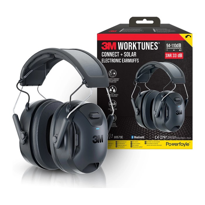 3M Kapselgehörschutz WorkTunes™ Connect & Solar 90573E-1