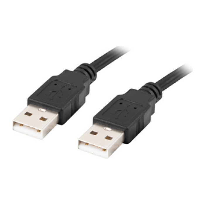 LANBERG USB-A M/M 2.0 Kabel 1,8m schwarz