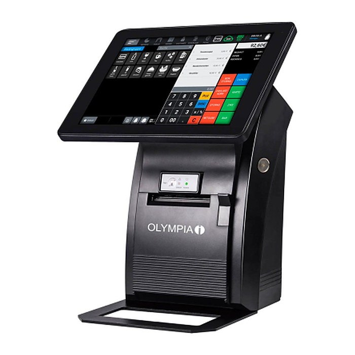 OLYMPIA Registrierkasse T210 (ohne TSE-Lizenz) schwarz
