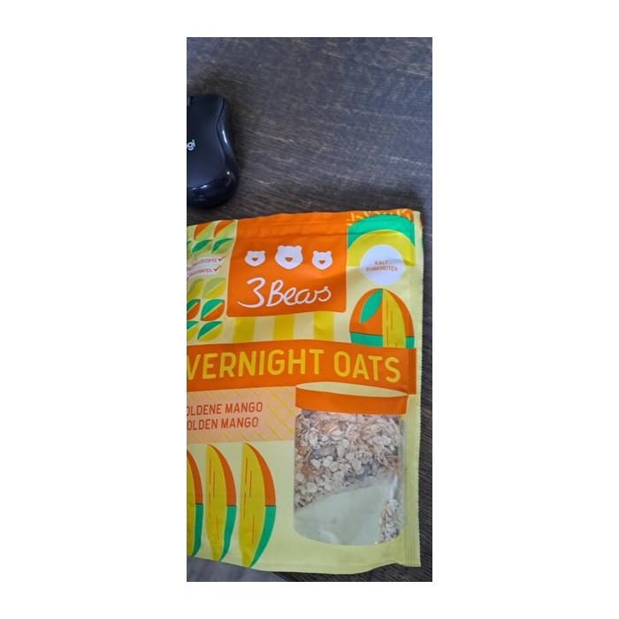 3Bears Overnight Oats - Goldene Mango 400,0 g, 1 St.