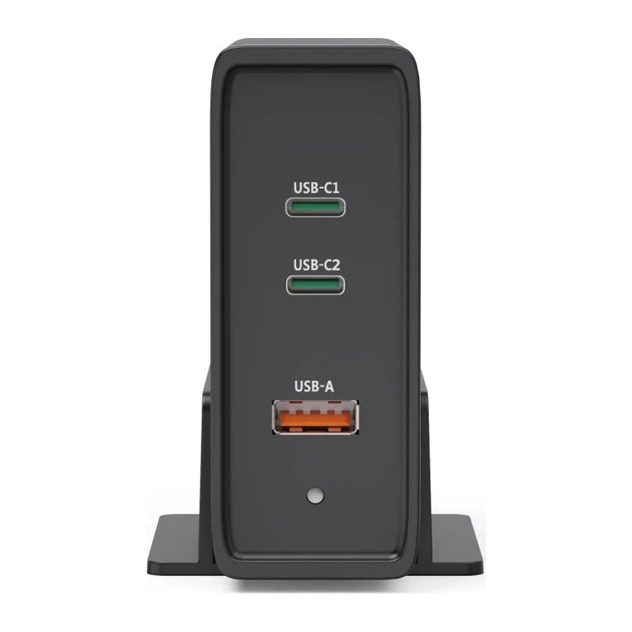 hama USB-Ladestation schwarz, Kabellänge: 1,2 m, 140 Watt