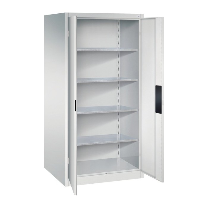 CP Stahlschrank 8924-052 S10085 lichtgrau 4 Fachböden 93,0 x 80,0 x 195,0 cm, aufgebaut, 1 St.