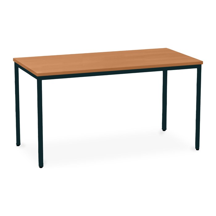 Besprechungstisch in verschiedenen Größen – G: Tiefschwarz (1400 x 600 x 750 mm)
