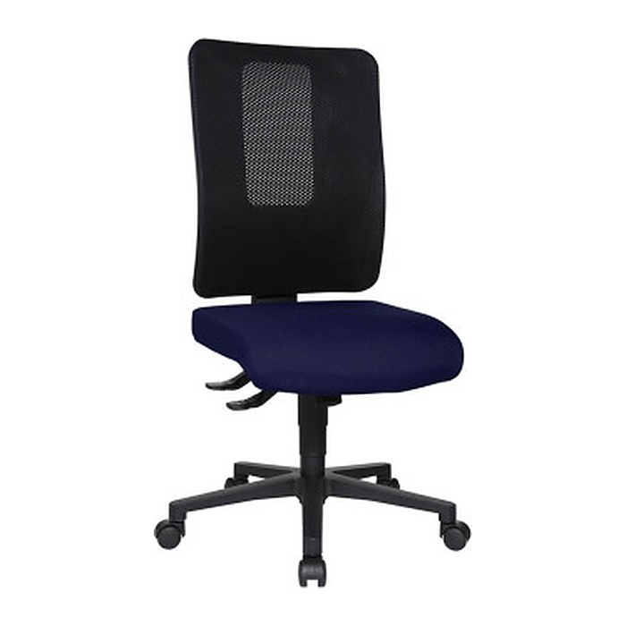 Topstar Bürostuhl Open X (N), OX1000 G280 Stoff blau, Gestell schwarz