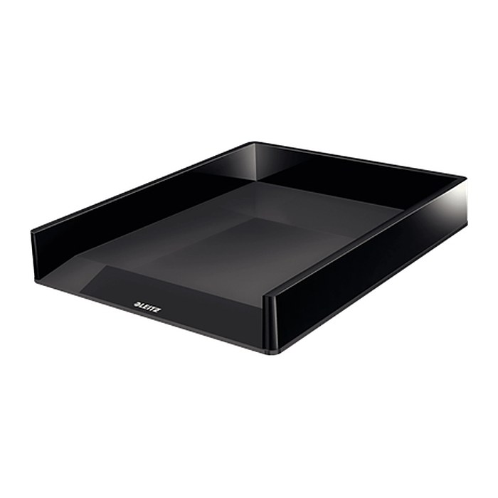 LEITZ Briefablage Duo Colour schwarz/grau DIN A4, 1 St.