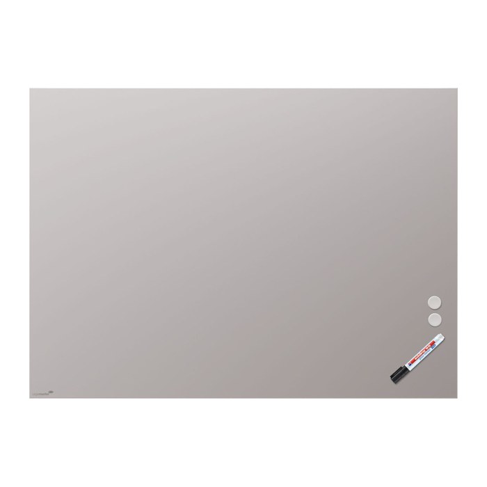Legamaster Glas-Magnettafel matte 120,0 x 90,0 cm helles warmgrau
