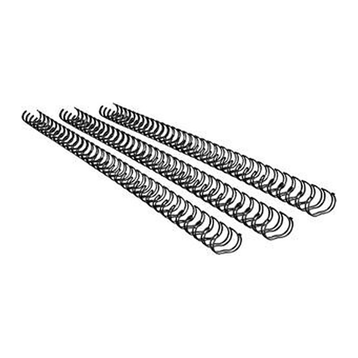 LMG Drahtbinderücken schwarz für 80 Blatt, 100 St.