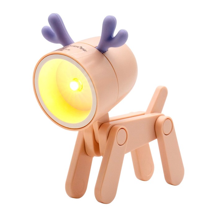 RealPower LED-Tier Taschenlampe Pink deer