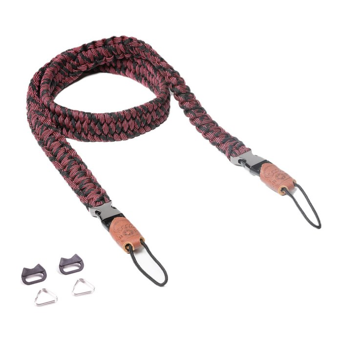 C-ROPE Kameragurt Traveler aus Paracord 100cm Red Dots retail
