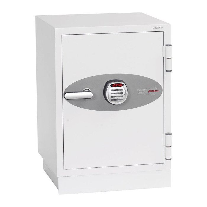 phoenix Tresor Data Combi mit Feuerschutz signalweiß 50,0 x 50,0 x 64,0 cm