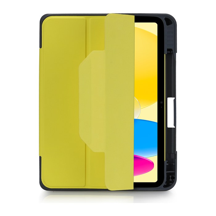DEQSTER Rugged MAX Case Tablet-Hülle für Apple iPad 10. Gen (2022), iPad 10. Gen (2024) gelb