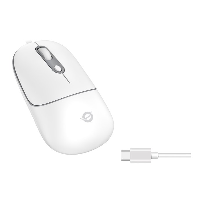 CONCEPTRONIC Optische Maus USB-C Silent 4Tasten+Scrollrad ws