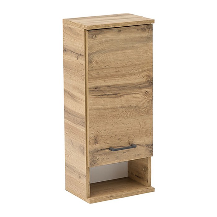 MÖBELPARTNER Bad-Hängeschrank Nora 144940 eiche landhaus 30,3 x 20,5 x 70,8 cm