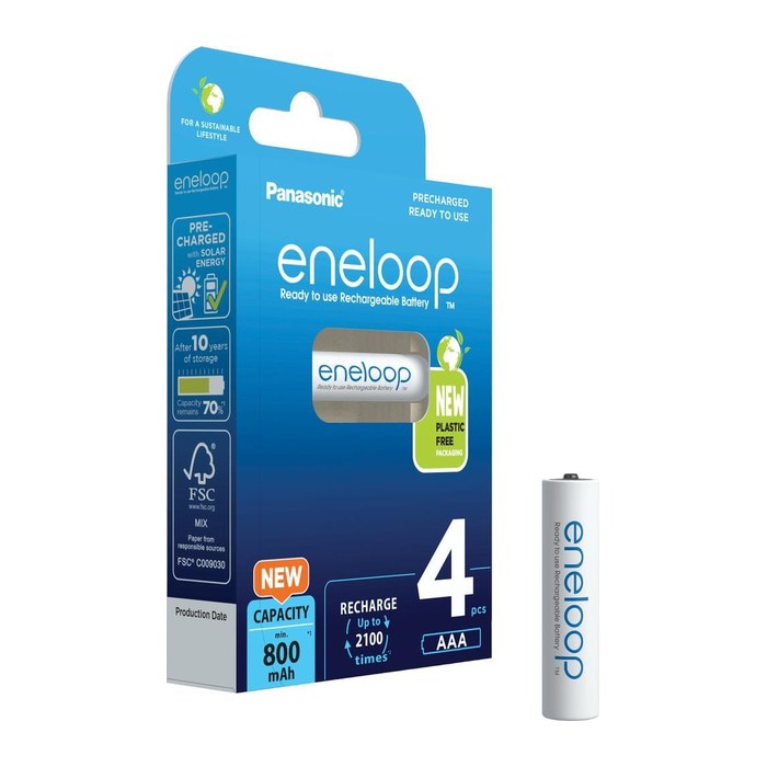 eneloop Akkus Ni-MH Micro AAA 800 mAh, 4 St.
