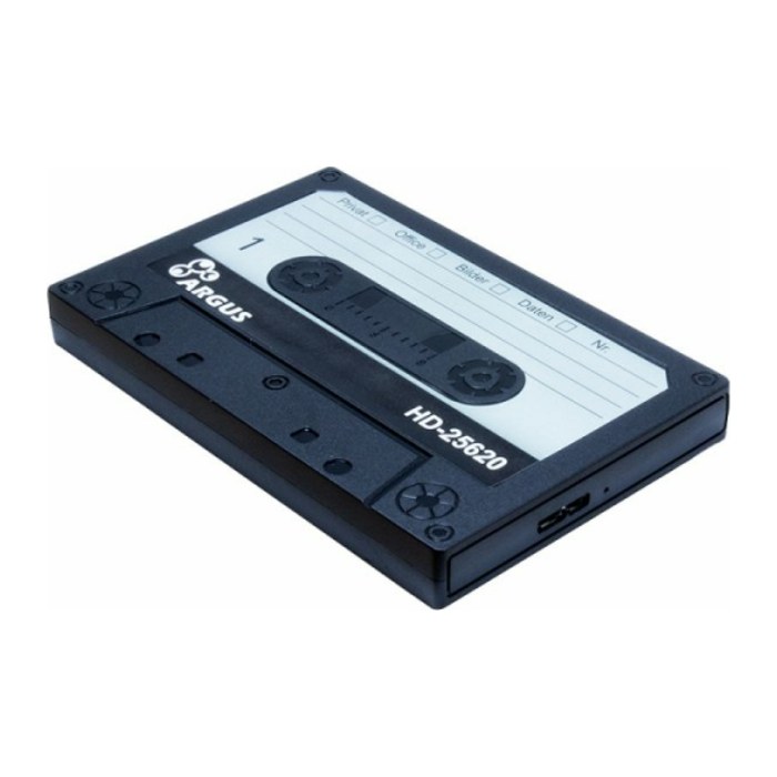 Inter-Tech HDD Gehäuse 2,5" Argus HD-25620 back to the 80`s retail