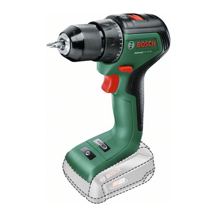 BOSCH Home & Garden UniversalDrill 18V-60 Akku-Bohrschrauber 18,0 V, ohne Akku