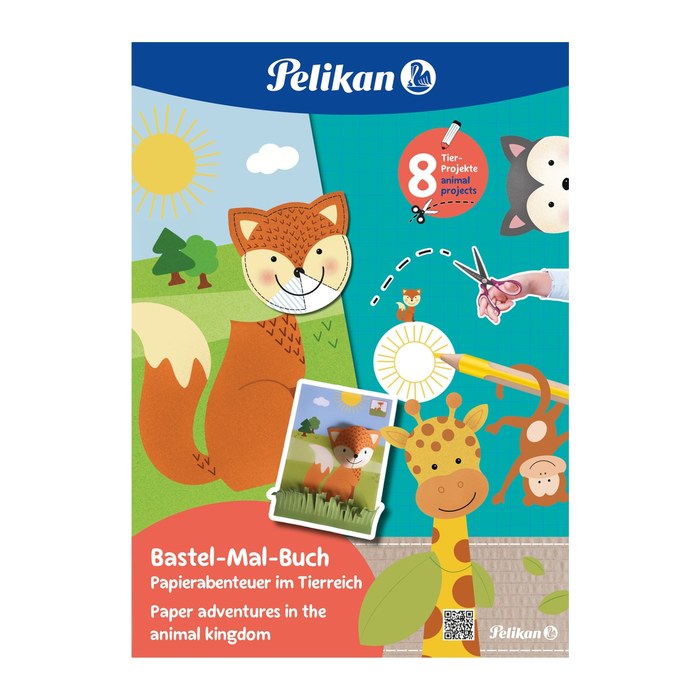 Pelikan zum Basteln Tierreich Malbuch, 1 St.