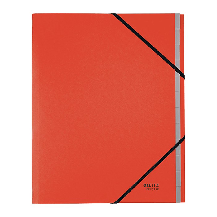 LEITZ Ordnungsmappe recycle 3915 12 Fächer rot, 1 St.