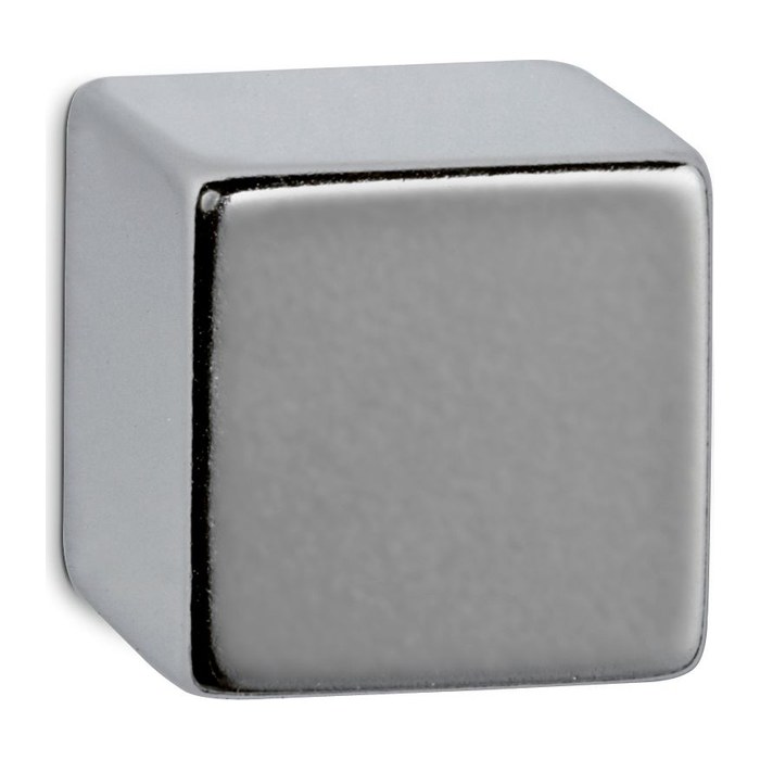 MAUL Magnet silber, Metall 1,5 x 1,5 x 1,5 cm, 1 St.