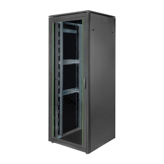DIGITUS Netzwerkschrank Unique 42HE 2053x800x800mm schwarz (Speditionsversand)