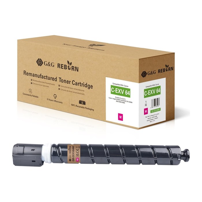 G&G Reborn-Toner kompatibel mit Canon C-EXV 64 (5755C002) M