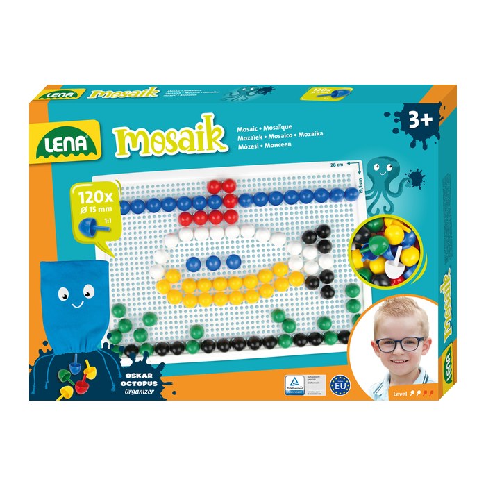 LENA Mosaiksticker-Set mehrfarbig