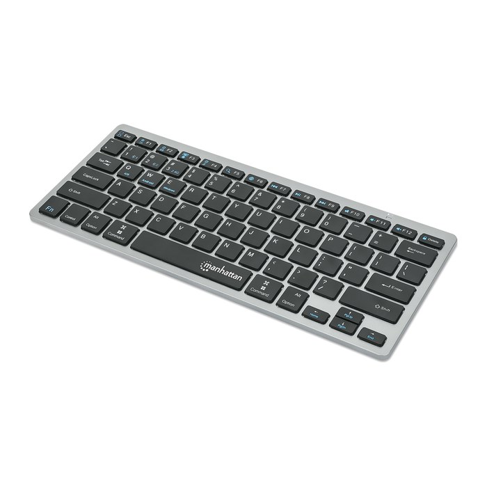 MANHATTAN Slim Funktastatur anthrazit Bluetooth 3.0/2.4GHz