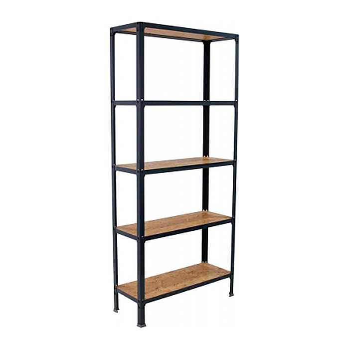 Simonrack Regal SIMONHOME CLICK MINI 8425437128967 anthrazit, braun 80,0 x 30,0 x 180,0 cm