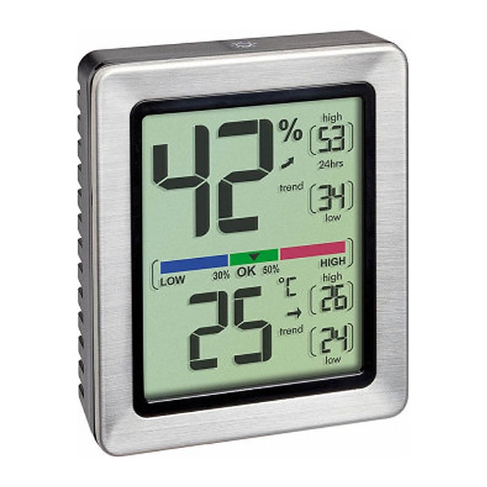 TFA® EXACTO Thermo-Hygrometer silber, 1 St.