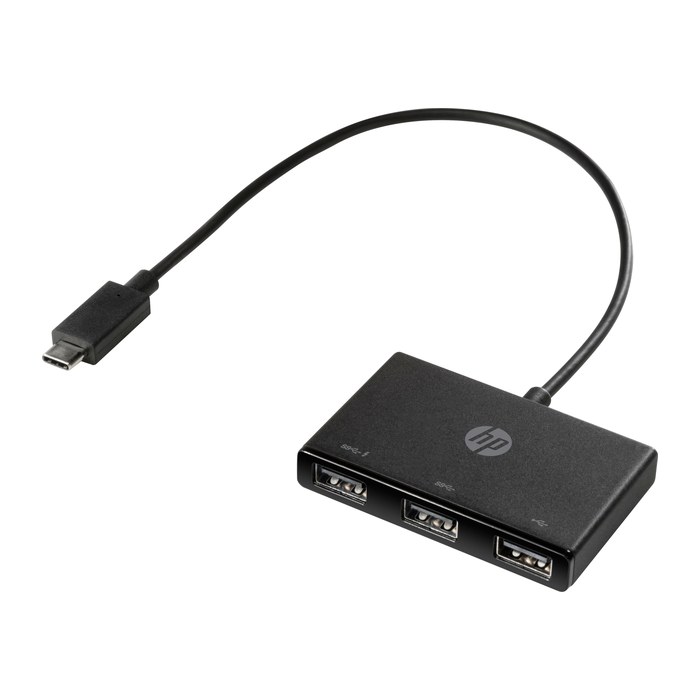 HP USB-Hub 3-fach schwarz