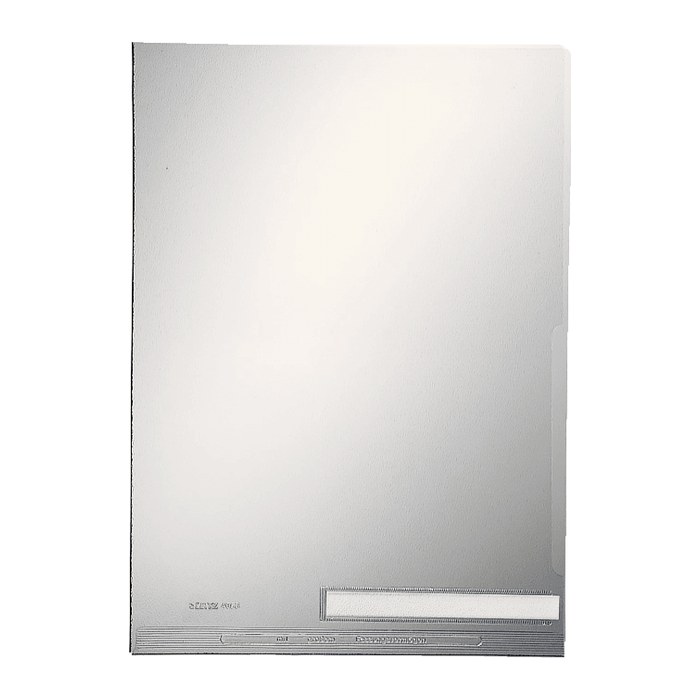 LEITZ Sichthüllen Aktenhülle 4053 DIN A4 transparent genarbt 0,20 mm, 10 St.