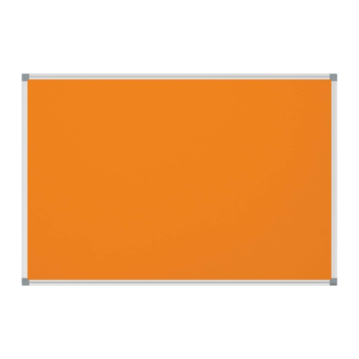 MAUL Pinnwand MAULstandard 180,0 x 90,0 cm Textil orange