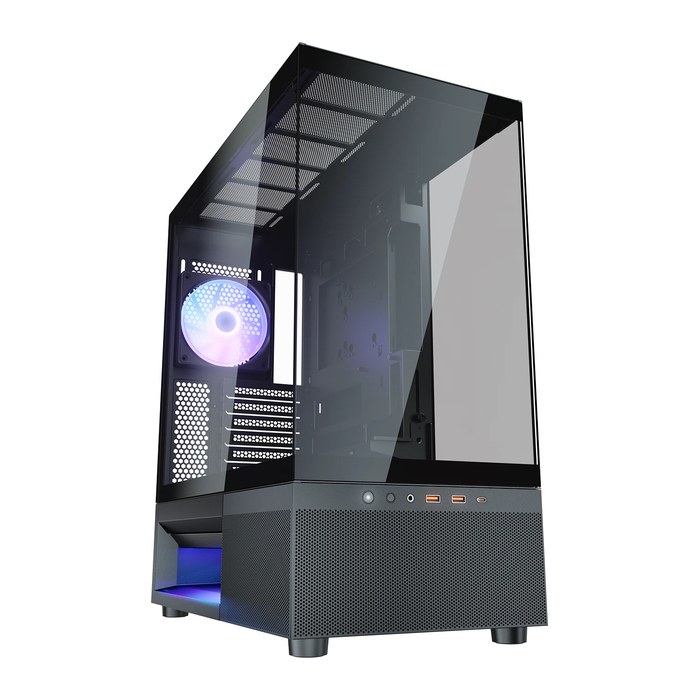 COUGAR Gehäuse Midi-Tower CFV220, ARGB, Glas, Schwarz