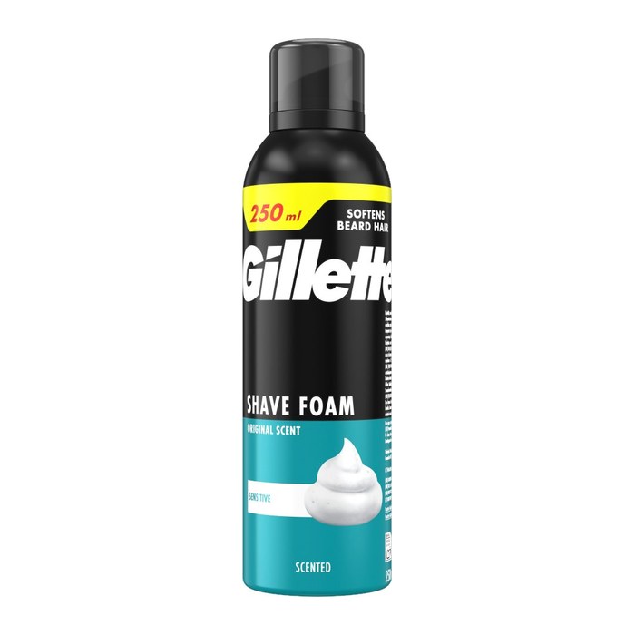 Gillette Sensitive Basis Rasierschaum 250 ml