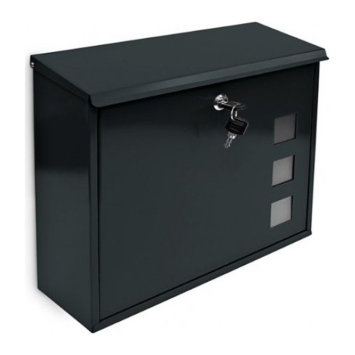 relaxdays Briefkasten 10017419_46 schwarz