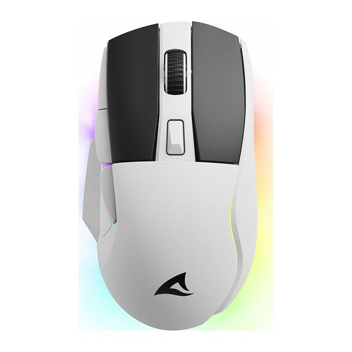 Sharkoon Maus Shark SGM50W Optisch 6 Tasten 6.400 DPI weiß