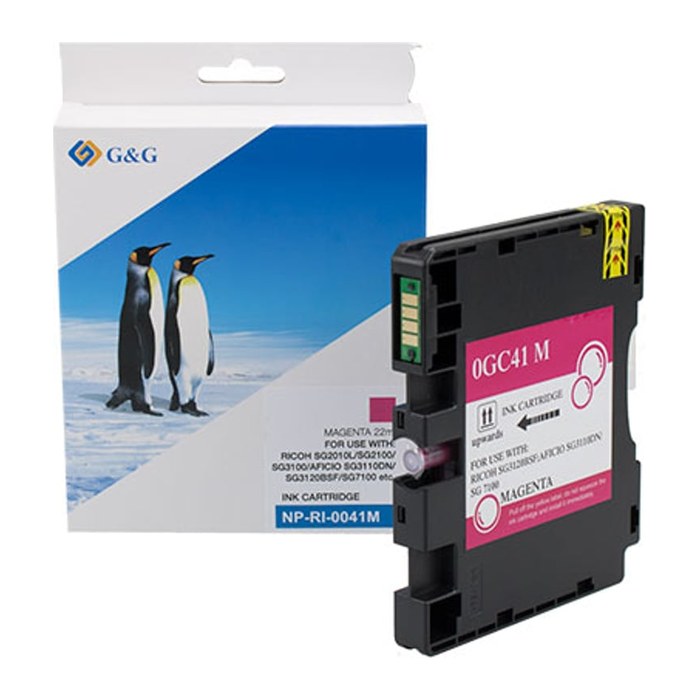 G&G Tinte kompatibel mit Ricoh GC41M/ 405767 XL-Magenta