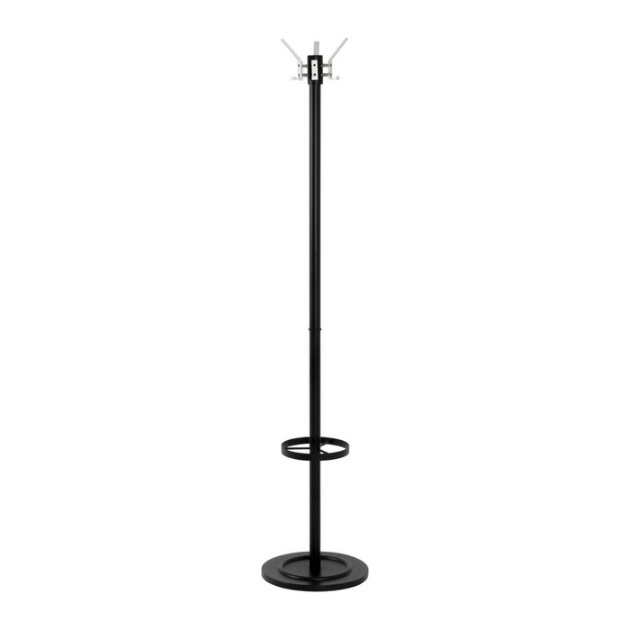 HAKU Möbel Kleiderständer 20594 schwarz Metall 6 Haken 37,0 x 179,0 cm, 1 St.