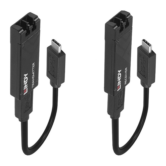 LINDY 100m Fibre Optic USB 3.2 Typ C Extender
